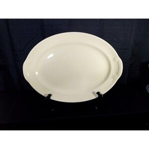 LuRay Pastels Yellow Large 13 1/2” Platter Plate Really Nice MCM 1930s vintage